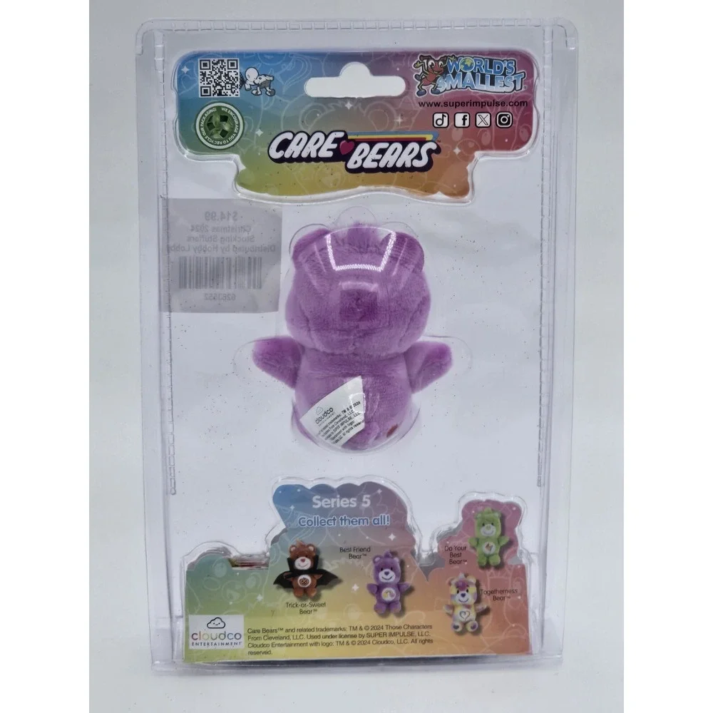 BEST‎ FRIEND BEAR - World's Smallest Care Bears Series 5 NEW